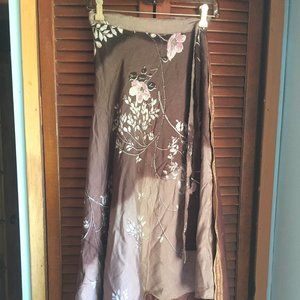 Silk Sari Wrap Skirt